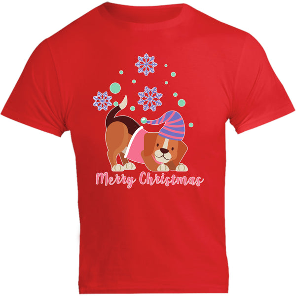 Beagle Merry Christmas - Unisex Tee