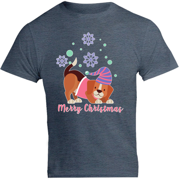 Beagle Merry Christmas - Unisex Tee