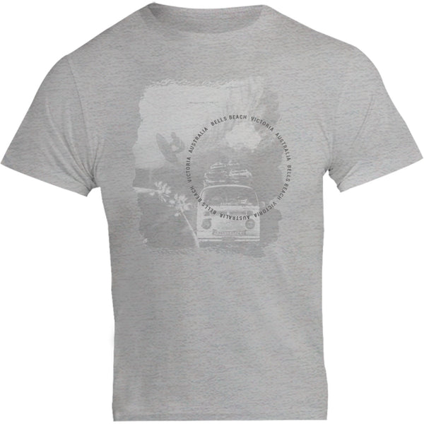 Bells Beach Victoria mono - Unisex Tee - Graphic Tees Australia