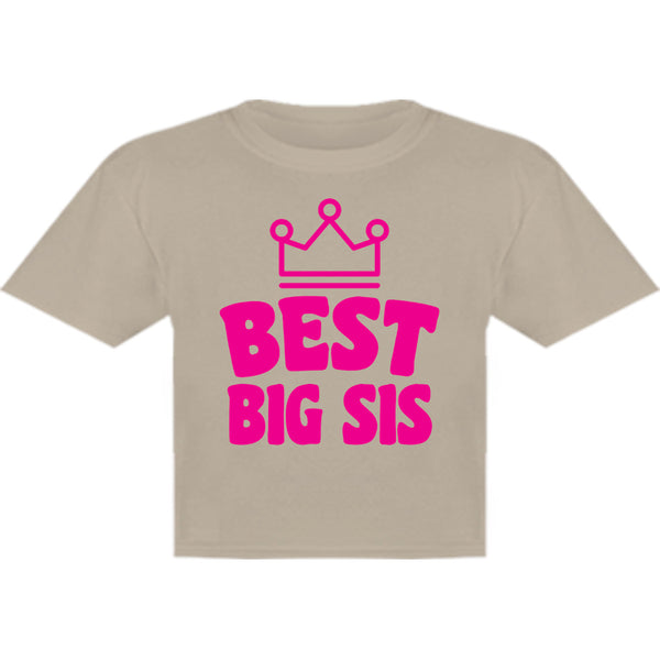 Best Big Sis - Youth & Infant Tee - Graphic Tees Australia