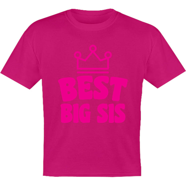 Best Big Sis - Youth & Infant Tee - Graphic Tees Australia
