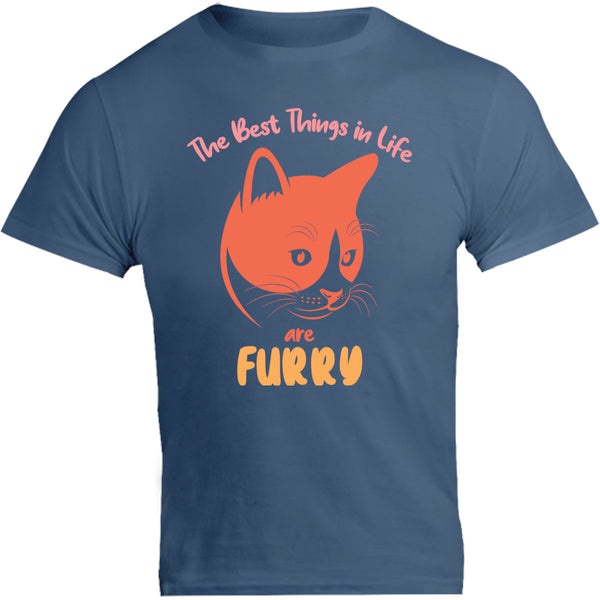 Best Things In Life Are Furry - Unisex Tee - Graphic Tees Australia