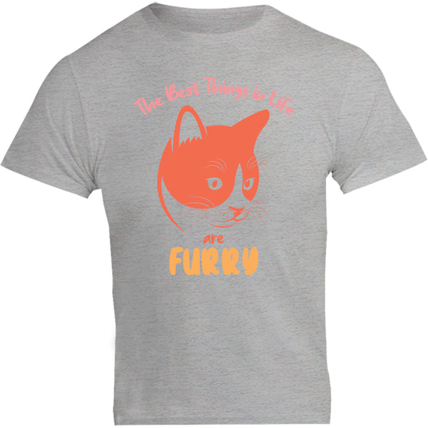 Best Things In Life Are Furry - Unisex Tee - Plus Size - Graphic Tees Australia