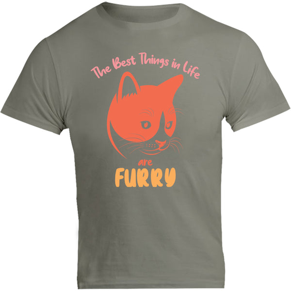 Best Things In Life Are Furry - Unisex Tee - Graphic Tees Australia