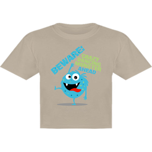 Beware Crazy Dancing Monster - Youth & Infant Tee - Graphic Tees Australia