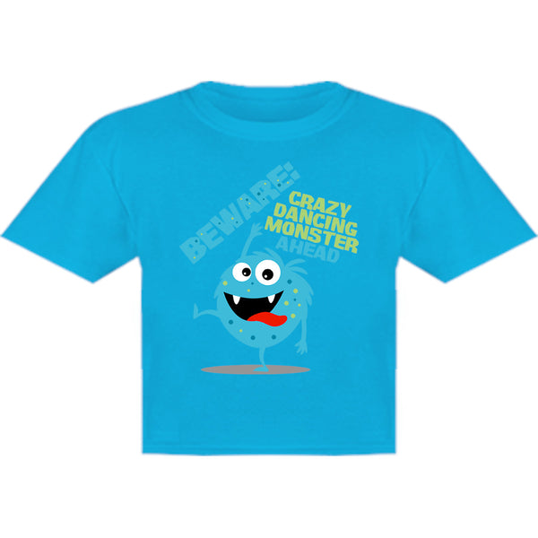 Beware Crazy Dancing Monster - Youth & Infant Tee - Graphic Tees Australia