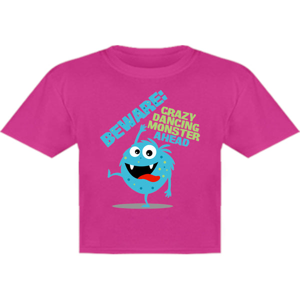 Beware Crazy Dancing Monster - Youth & Infant Tee - Graphic Tees Australia