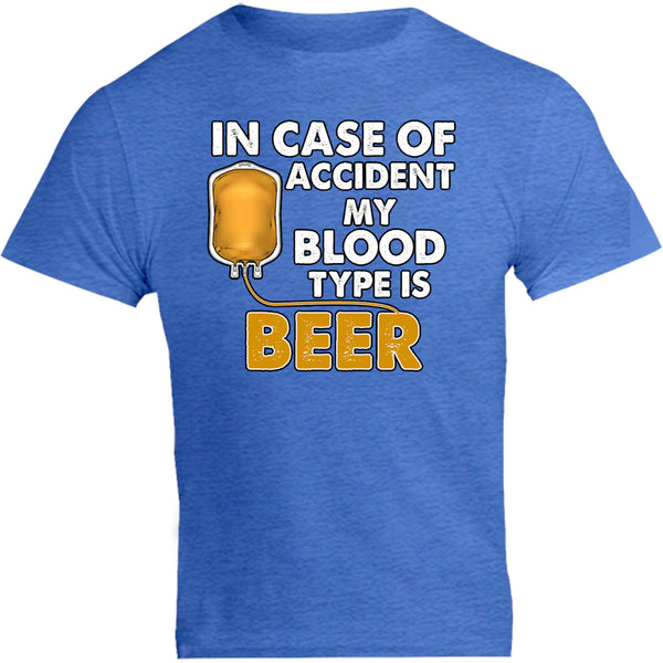 Blood Type Is Beer - Unisex Tee