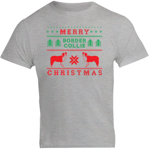 Border Collie Christmas - Unisex Tee - Plus Size