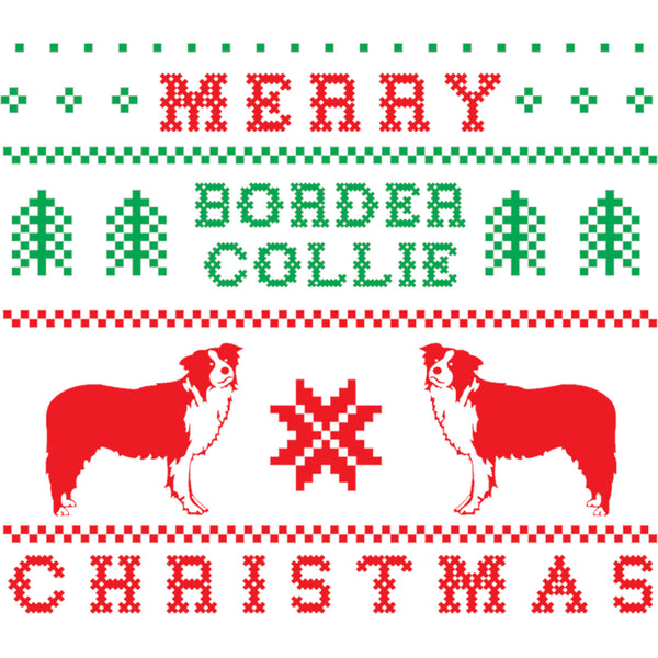 Border Collie Christmas - Ladies Relaxed Fit Tee
