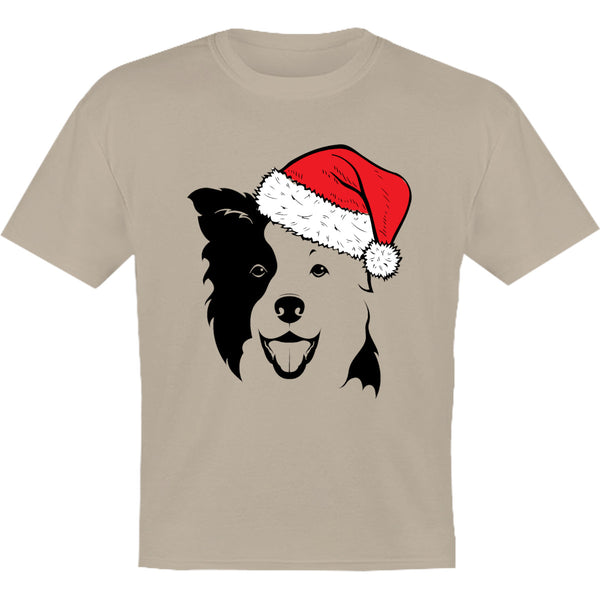 Border Collie Santa Hat - Youth & Infant Tee