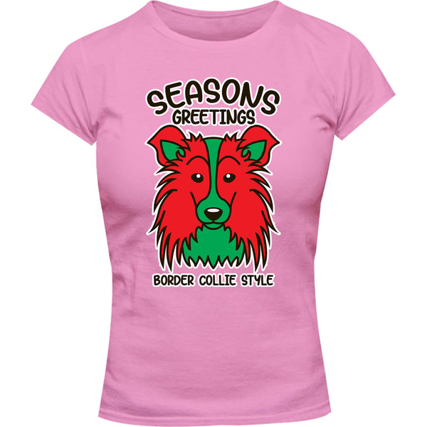 Border Collie Style - Ladies Slim Fit Tee
