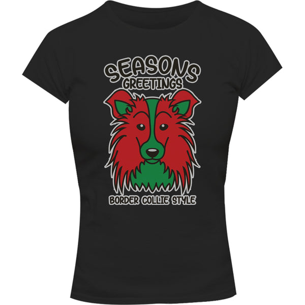 Border Collie Style - Ladies Slim Fit Tee