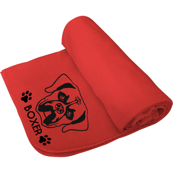 Boxer - Polar Fleece Blanket - Graphic Tees Australia
