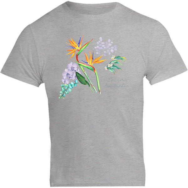 Cairns Australia Floral - Unisex Tee - Graphic Tees Australia