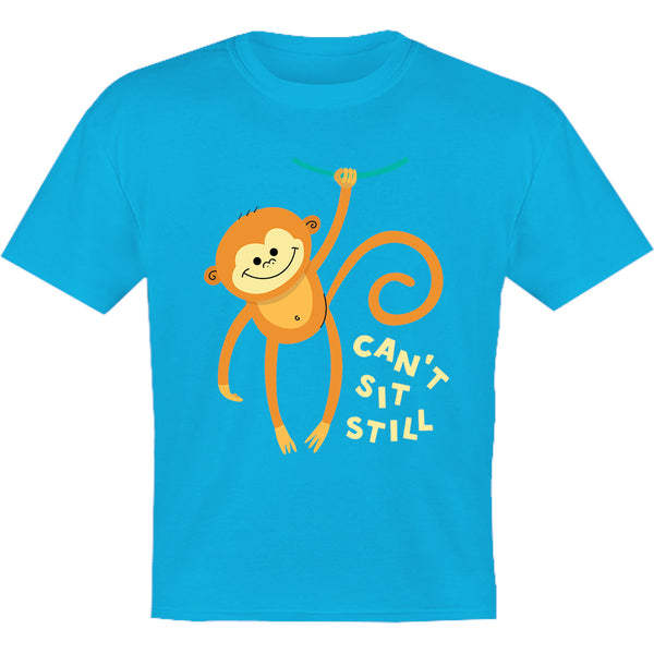 Can't Sit Still - Youth & Infant Cotton Tee - Graphic Tees Australia