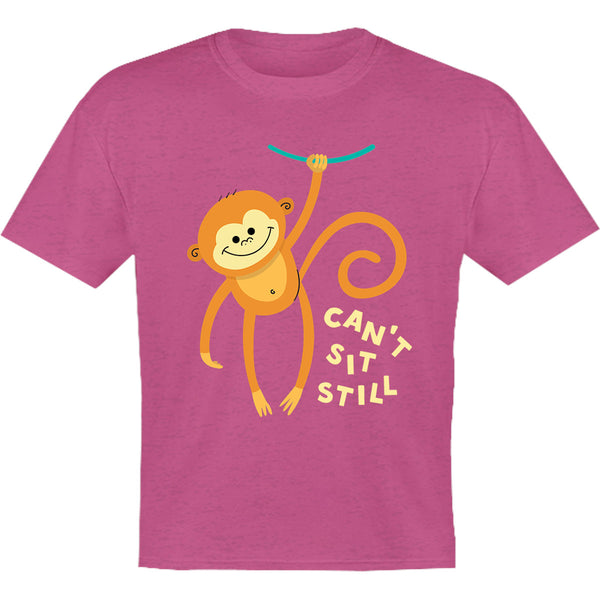 Can't Sit Still - Youth & Infant Cotton Tee - Graphic Tees Australia