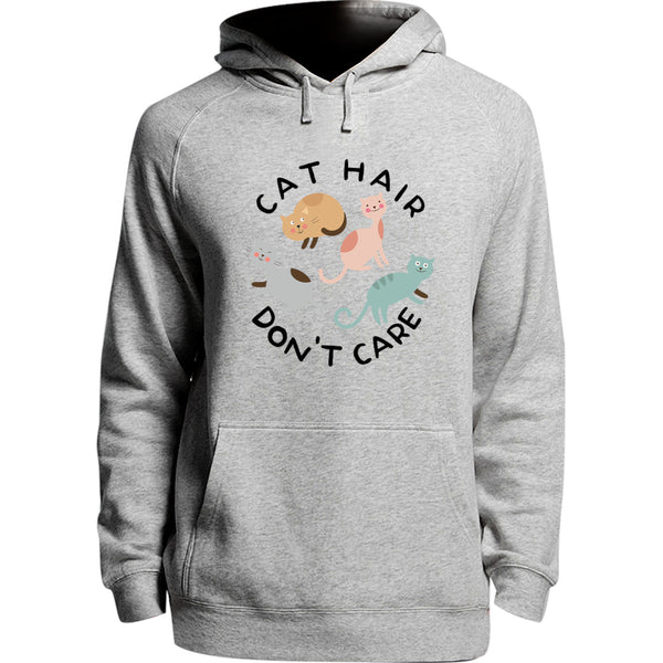 Cat Hair Don't Care - Unisex Hoodie - Adult