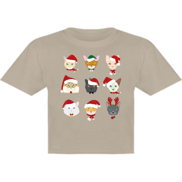 Cats In Christmas Hats - Youth & Infant Tee