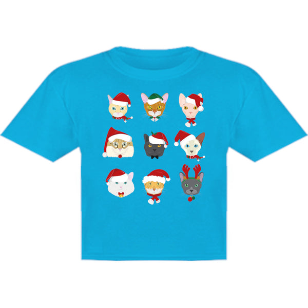 Cats In Christmas Hats - Youth & Infant Tee