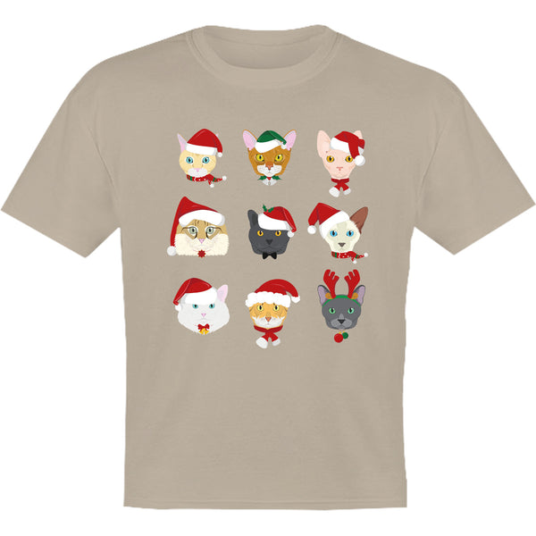 Cats In Christmas Hats - Youth & Infant Tee