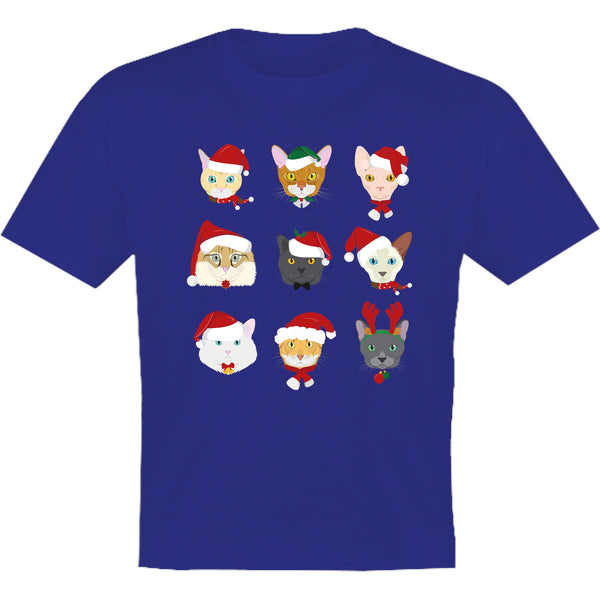 Cats In Christmas Hats - Youth & Infant Tee