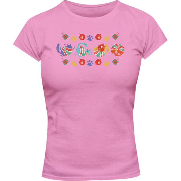 Cats in Sweaters - Ladies Slim Fit Tee