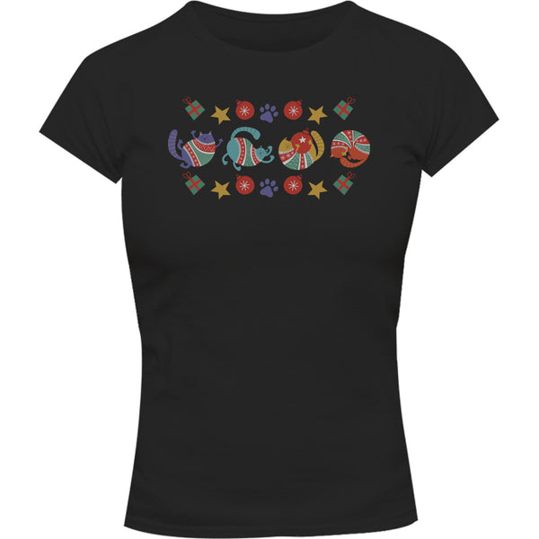 Cats in Sweaters - Ladies Slim Fit Tee