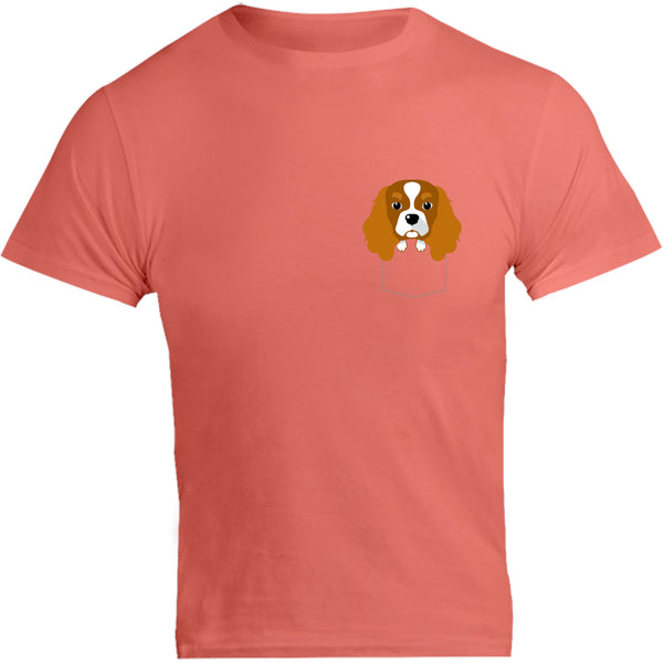 Cavalier in Pocket - Unisex Tee - Graphic Tees Australia