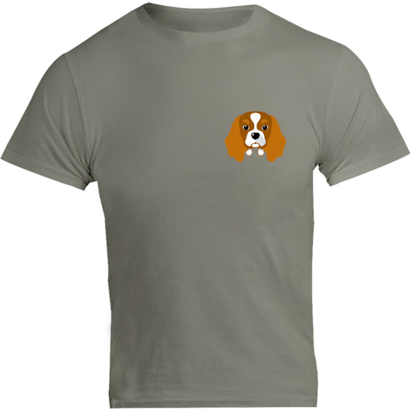 Cavalier in Pocket - Unisex Tee - Graphic Tees Australia