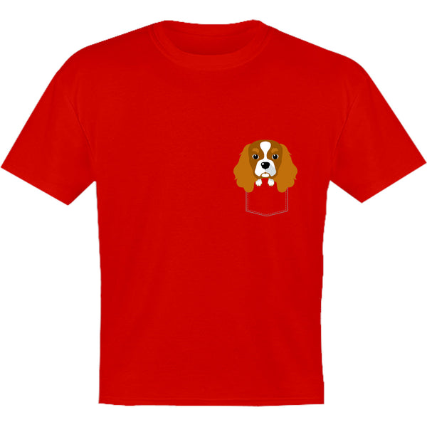 Cavalier in Pocket - Youth & Infant Tee - Graphic Tees Australia
