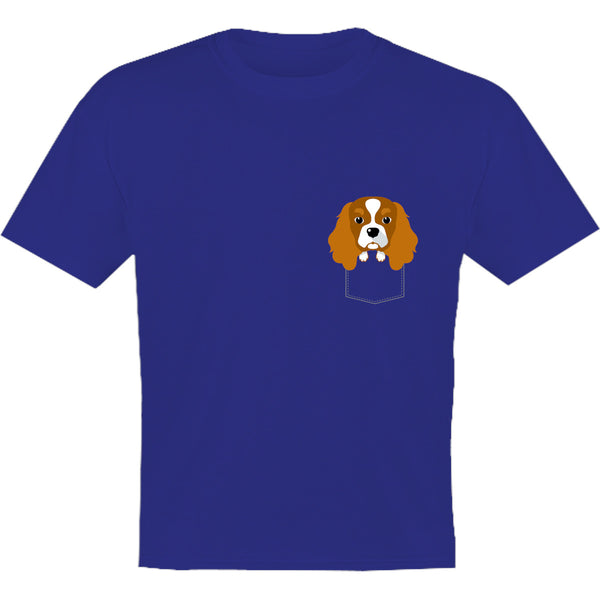 Cavalier in Pocket - Youth & Infant Tee - Graphic Tees Australia
