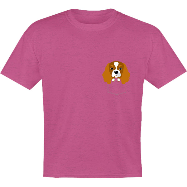 Cavalier in Pocket - Youth & Infant Tee - Graphic Tees Australia