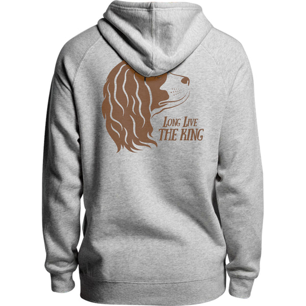 Cavalier Long Live The King - Unisex Hoodie - Plus Size - Graphic Tees Australia