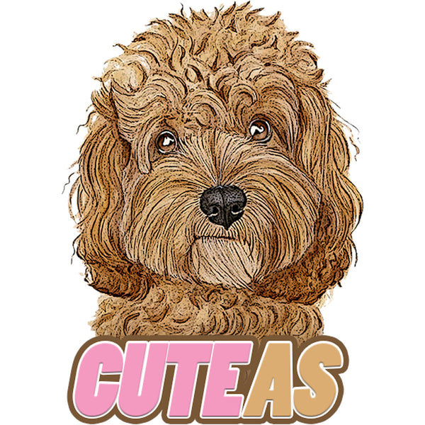 Cavoodle Cute As - Ladies Slim Fit Tee - Graphic Tees Australia