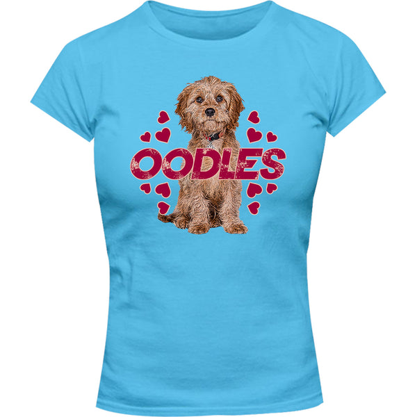 Cavoodle Oodles - Ladies Slim Fit Tee - Graphic Tees Australia