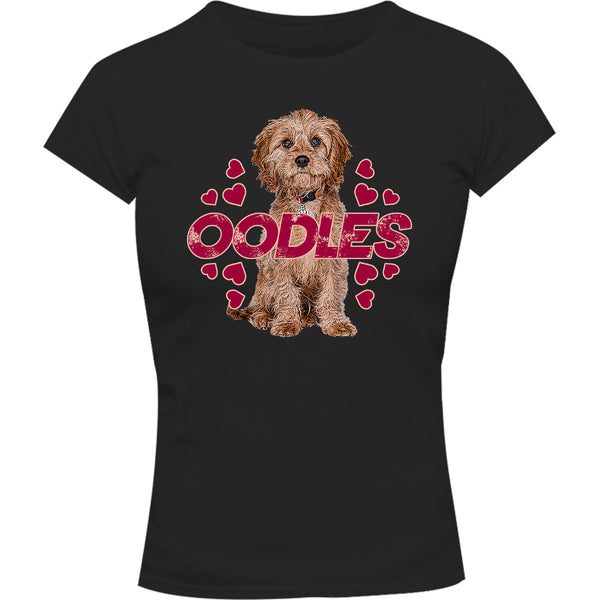 Cavoodle Oodles - Ladies Slim Fit Tee - Graphic Tees Australia
