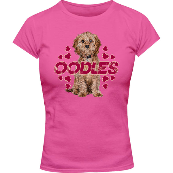 Cavoodle Oodles - Ladies Slim Fit Tee - Graphic Tees Australia