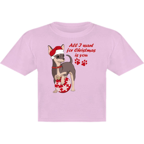 Chihuahua Christmas Bauble - Youth & Infant Tee