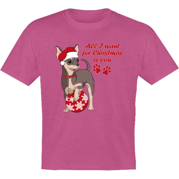 Chihuahua Christmas Bauble - Youth & Infant Tee