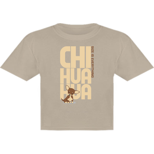 Chihuahua Size Is Everything - Youth & Infant Tee - Graphic Tees Australia