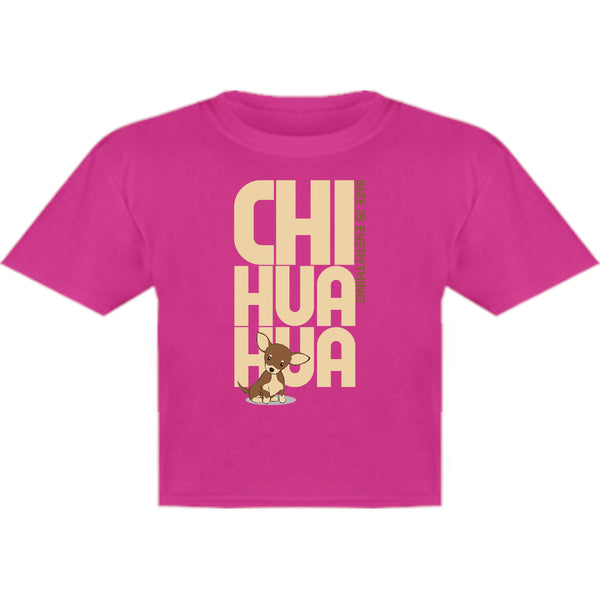 Chihuahua Size Is Everything - Youth & Infant Tee - Graphic Tees Australia