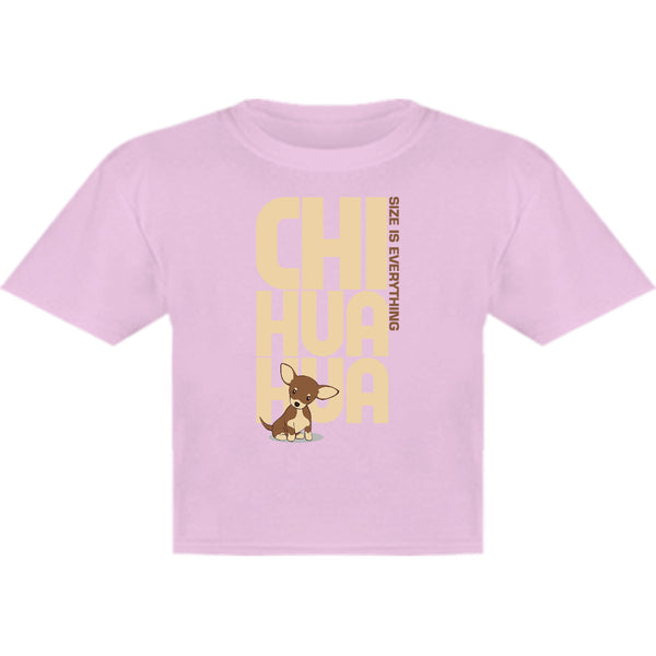 Chihuahua Size Is Everything - Youth & Infant Tee - Graphic Tees Australia