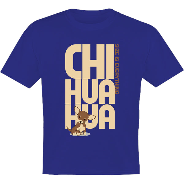 Chihuahua Size Is Everything - Youth & Infant Tee - Graphic Tees Australia