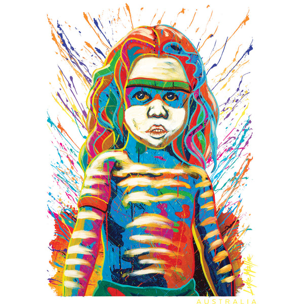 Child Dancer 1 - Ladies Slim Fit Tee - Graphic Tees Australia