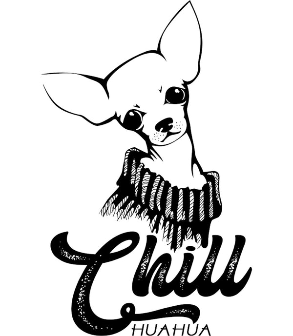 Chill huahua - Ladies Slim Fit Tee - Graphic Tees Australia
