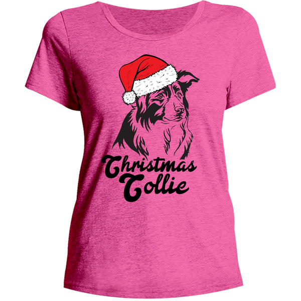 Christmas Collie - Ladies Relaxed Fit Tee