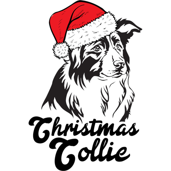 Christmas Collie - Ladies Slim Fit Tee