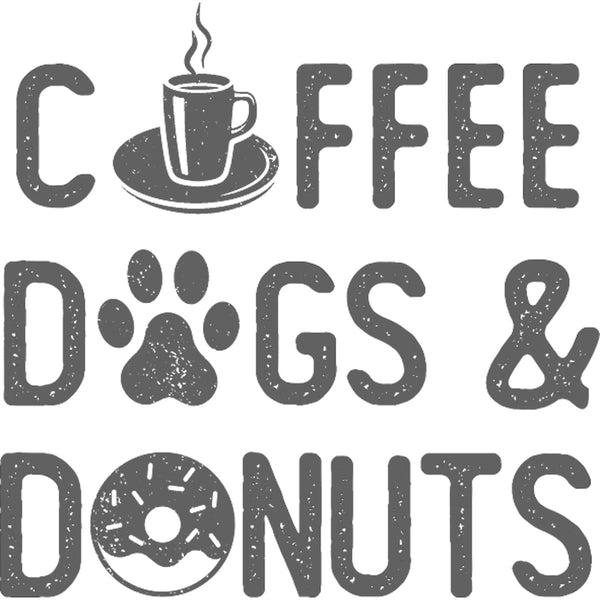 Coffee Dogs & Donuts - Unisex Hoodie - Plus Size - Graphic Tees Australia