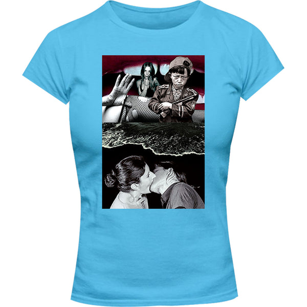 Collage 4 - Ladies Slim Fit Tee - Graphic Tees Australia